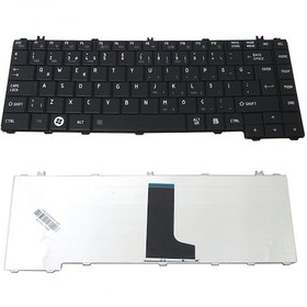 Resim Toshiba Uyumlu Satellite T130 Klavye - Türkçe Siyah- 