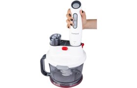 Resim Krem Renkli Çok Fonksiyonlu Mutfak Robotu, Hızlı ve Kolay Kullanım 