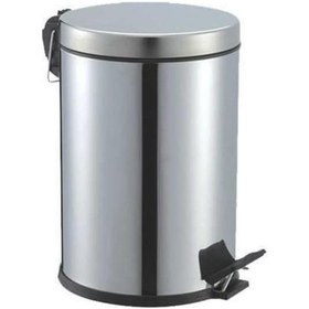 Resim Palex Krom Pedallı Çöp Kovası 8 Litre 