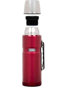 Resim Thermos Stainless King Büyük Boy Termos 2 Li Tre Bordo Renk Bordo 