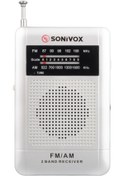 Resim Sonivox VS-R115 Mini Fm Radyo Gümüş 