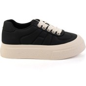 Resim Bambi Siyah Kadın Sneaker K01286111109 