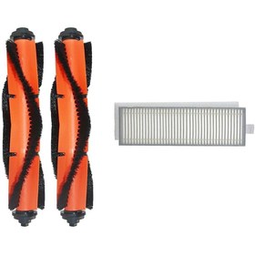 Resim Roborge Xiaomi Vacuum Mop 2in1 Essential (MJSTG1) Robot Süpürge Uyumlu 3'lü Yedek Parça Seti 