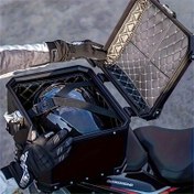 Resim 45.01L Su Geçirmez Alüminyum Motosiklet Üst Kutusu - Güvenlik Kilidi, Çıkarılabilir Omuz Askısı, Üç Taraflı X Tasarımı, ATV ve Seyahat Kuyrukları İçin Uygun, Sağlam Kapak Tasarımı | Güvenli Seyahat Çantası 