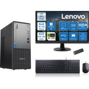 Resim Lenovo Thinkcentre Neo 50T Gen5 Intel Core I7 14700 16GB Ddr5 512GB SSD 27 Inç Monitör Windows 11 Pro Nvidia GT730 4gb Masaüstü Bilgisayar 7302712UAS0GL00P02 + Zetta Flash Bellek 