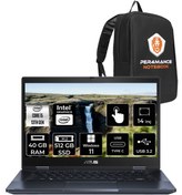 Resim ASUS Expertbook B3 Flip i5 1335U 40GB RAM 512GB SSD 14\ FHD W11P Dokunmatik Bilgisayar & PER4 ÇANTA 
