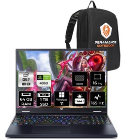 Resim ACER PREDATOR İ7 13700HX 64GB RAM 1TB SSD RTX4060/8GB 165HZ 16'' QHD+ 