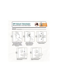 Resim Teknotel Delme Vida Matkap Yok! Vakumlu Sabunluk Krom Dm265 