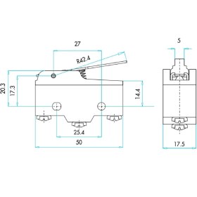 Resim Emas MN1KIM1 ,KOL-40MM KONTAK-1A1K Mini Sivic 