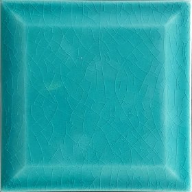 Resim Armada Çini 12,5x12,5 Cm Metro Turkuaz Çini Seramik Karo 