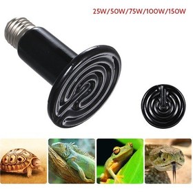 Resim Qingmipy E27 Tabanlı 25w Seramik Isıtıcı Işık, Evcil Hayvan Yetiştirme Ve Kuluçka İçin Isı Sağlayıcı, 220-230v Evrensel Kullanım 