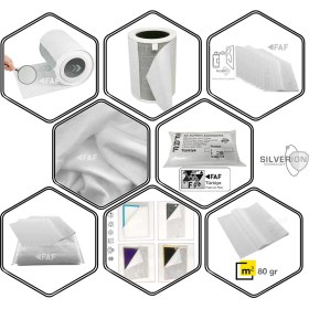 Resim Faf 10 Adet Beko Bk Atp 6100 Hava Temizleyici Uyumlu Gümüş Iyonlu Elektrostatik Toz Tutucu Ön Filtre 