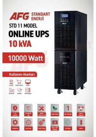 Resim Standart Enerji Afg 10 Kva Online Ups - 9000w Kesintisiz Güç Kaynağı 