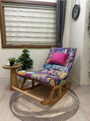 Resim Asedia Asedia Miskin Naturel Frida Sallanan Sandalye Dinlenme Koltuğu 