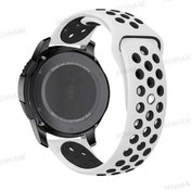 Resim 20mm/22mm Silikon Bant Samsung Galaxy Uyumlu İzle 5/4 44mm 40mm Klasik 46mm 42mm Aktif White Black Galaxy Uyumlu Watch 42mm 