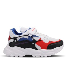 Resim Slazenger KEKOA IN Erkek Çocuk Sneaker Ayakkabı Beyaz / Saks Mavi 
