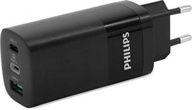 Resim DLP2681/12 2 USB-C &1 USB-A A 65W Duvar Şarj Adaptörü Philips