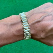 Resim RICH GOLDEN ROLLY BRACELET (Gold Plated) 