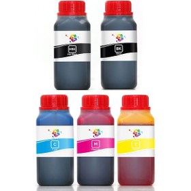 Resim QC Canon imagePROGRAF iPF670 MFP L24 Uyumlu Yazıcı Mürekkep Seti 250ml 5 Renk 