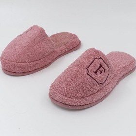 Resim F Harf Havlu Banyo Ev Otel Lohusa Terliği Kalın Taban Terlik 