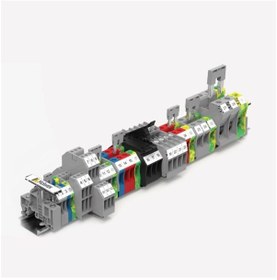Resim Molwex Dc4-pe 4 Mm², Vidalı, 1 Giriş-1 Çıkış Klemens, Topraklama Molwex 150 071 