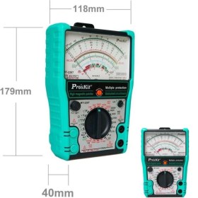 Resim Normadia Çok Fonksiyonlu Analog Multimetre Ac/dc 1000V 10A Buzzer ve Test Lead ile Güçlü Ölçüm 