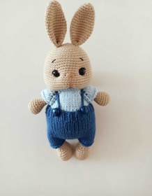 Resim Amigurumi Tulumlu Tavsan Oyun Arkadasi 