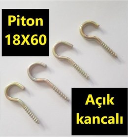 Resim Piton 18 60 Açık Kancalı - 25 Adet 