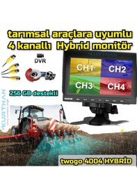 Resim 7 İnç Hybrid Dvr Monitör Kamerasız 256 Gb 12 - 24 Volt 