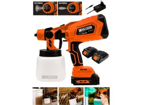 Resim Graizer Alman T 999 Vf 20 Ah Çift Akülü Boya Tabancası Püskürtme Ilaçlama Makinesi 