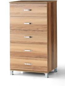 Resim Ekonomik Yüksek 5 Çekmeceli Şifonyer 73x45x125cm 