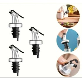 Resim Milena Life Sızdırmaz 3'lü Yağdanlık Tıpası Seti - Yağdanlık Başlığı, Tapa, Kapaklı Şişe Ucu 