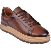 Resim Voyager Hakiki Deri Erkek Spor Ayakkabı Sneaker Voy-387 Taba Taba 