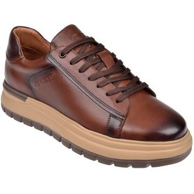 Resim Voyager Hakiki Deri Erkek Spor Ayakkabı Sneaker Voy-387 Taba Taba 