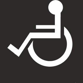 Resim İsg Tabelam 50x50/kompozit/Engelli Işareti Boyama Şablonu 