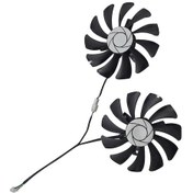 Resim Yeni 1 Çift Grafik Kartı Fanı 85mm Ha9010h12f-z 4pin Soğutucu Fan Msi Gtx 1060 Oc 6g Gtx 960 P106-100 P106 Gtx1060 Gtx960 