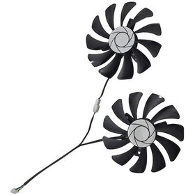 Resim Yeni 1 Çift Grafik Kartı Fanı 85mm Ha9010h12f-z 4pin Soğutucu Fan Msi Gtx 1060 Oc 6g Gtx 960 P106-100 P106 Gtx1060 Gtx960 