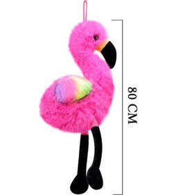 Resim Flamingo Peluş 80 Cm Uyku Arkadaşı Dev Boy PEMBE 