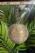 Resim TASARIM ARABAM ATİKE ELİF AKIN 7 Cm Gold Disco Topu Dikiz Süsü 