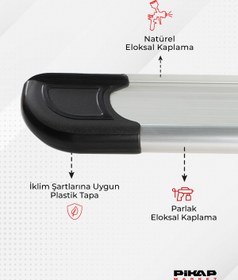 Resim Pikap Market Alüminyum Yan Basamak Tata Xenon Tüm Modeller 200 cm 