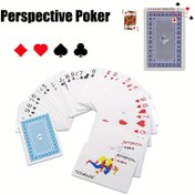 Resim 1pc Perspektif Poker, Magic Telepati Poker, Hile, Yakın Plan Sihirli Gösteri Malzemeleri 