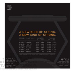 Resim D'Addario NYXL1046 NYXL Nickel Elektro Gitar Teli - Regular Light (10-46) 