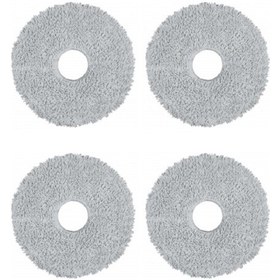 Resim Roborock Q Revo Uyumlu 4 Adet Mikrofiber Mop Bez 