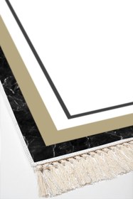 Resim Alanur Home Eko Trend Djt Yıkanabilir Kaymaz Taban 3 Lü Yatak Odası Takımı 673m Bordürlü Krem 