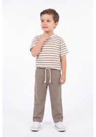 Resim Miababy Müslin Pantolon Süprem Tişört 2li Takım Bej 