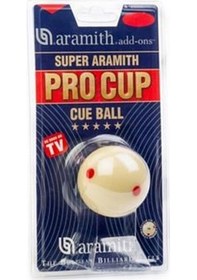Resim Super Aramith Pro Cup Tek Bilardo Topu 57.2 Karışık Çok Renkli 