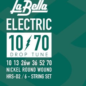 Resim La Bella Elektro Gitar Teli D DROP 10-70 HRS-D2 