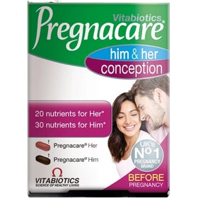 Resim VİTABİOTİCS Pregnacare Him&Her Conception 30 Tb/30 Tablet 