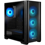 Resim StarryFort SF217 ARGB Temperli Cam USB 3.0 Mid Tower ATX + MAXPRO III 600W Gaming Kasa Enermax