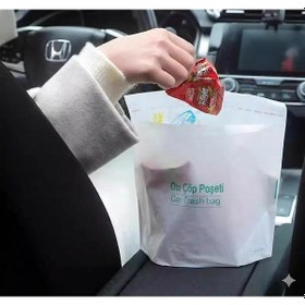 Resim Pratik Su Geçirmez Oto Araba Çöp Poşeti Yapışkanlı 20 Adet Çok Renkli 